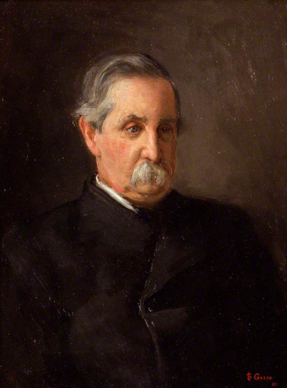 Gemälde Reproduktionen Austin Dobson, 1908 von Laura Sylvia Gosse